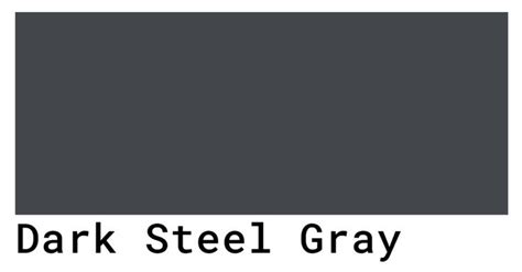 dark steel gray color codes  hex rgb  cmyk values