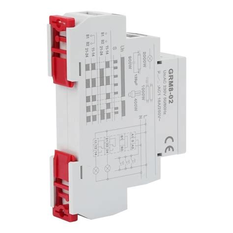 Cikonielf Relais D Impulsion Sur Rail DIN GRM8 02 Relais D Impulsion