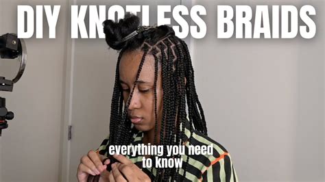 Diy Knotless Boho Box Braids Beginner Friendly Natural Hair 101