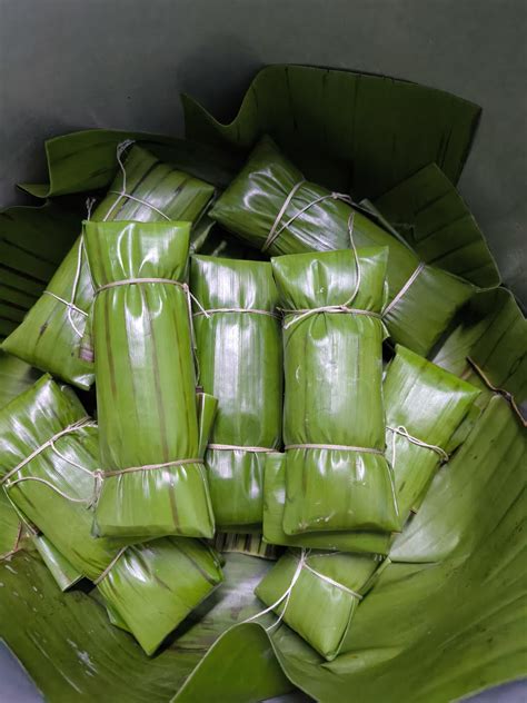 Suman Sa Lihiya With Latik Sauce Rfilipinofood