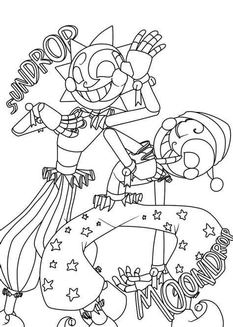 Print Fnaf Sundrop Coloring Page Free Printable Coloring Pages For Kids