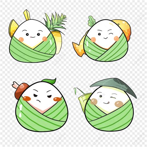 Dragon Boat Festival Zongzi Combination Cartoon Zongzi Dragon Boat