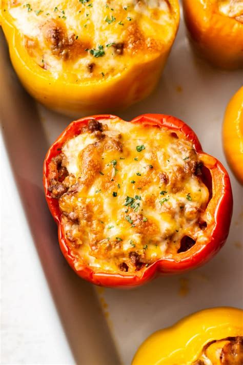 Ground Beef Stuffed Peppers Salt Lavender