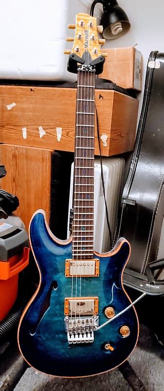 Warmoth Vip With Vortex Neck Blue Burst Reverb