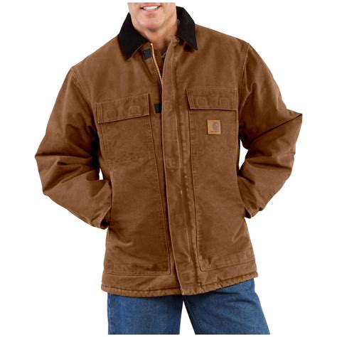 Carhartt Mens Sandstone Arctic Quilt Lined Traditional Coat 108316