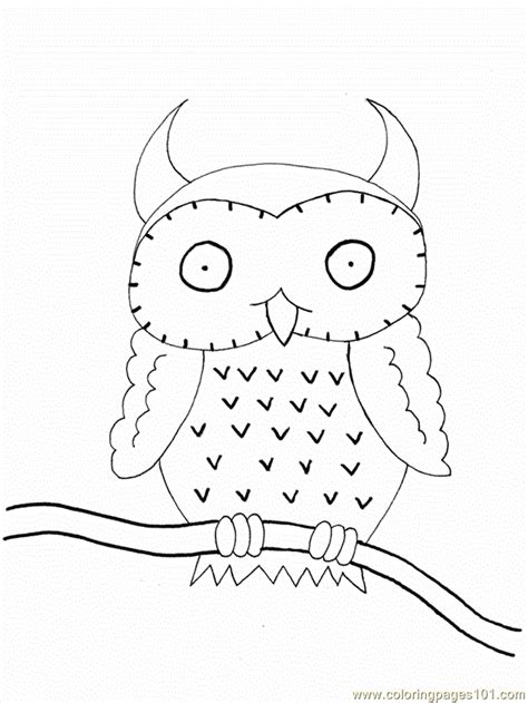 Snowy Owl Coloring Pages - Coloring Home