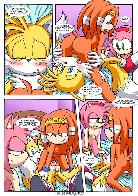 Xbooru Girls Amy Rose Anus Bbmbbf Comic Furry Group Sex Miles Tails