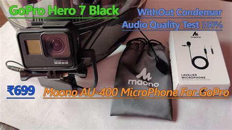 Maono Best Mic Setup In Helmet For GoPro Hero 7 8 Black YouTube