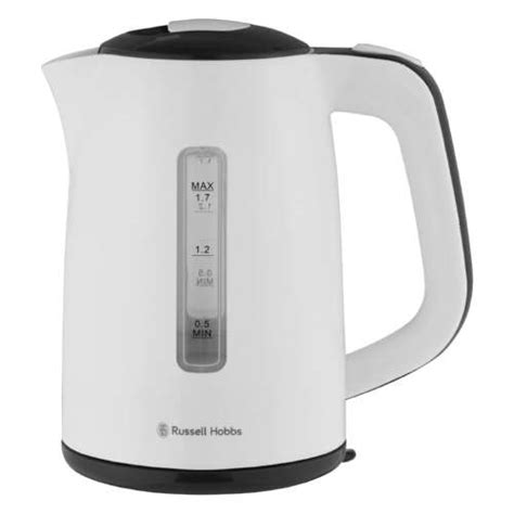 Russell Hobbs Plastic Cordless Kettle White - Clicks