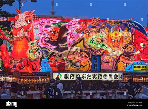 Aomori Nebuta Festival Float, Aomori, Aomori Prefecture, Japan Stock ...