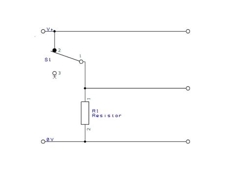 Slide Switch - Circuit Creator - PICAXE