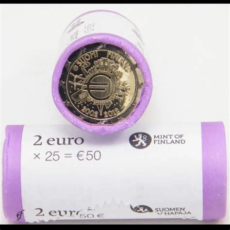 Euros Conmemorativos Finlandia Aniversario Del Euro