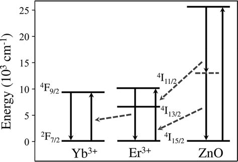 The Schematic Energy Level Diagram Of Er Yb Co Doped ZnO