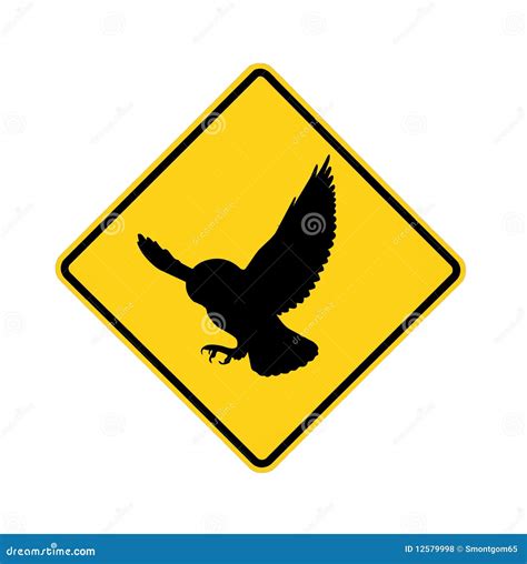 Road Sign Owl Royalty Free Stock Photos Image 12579998