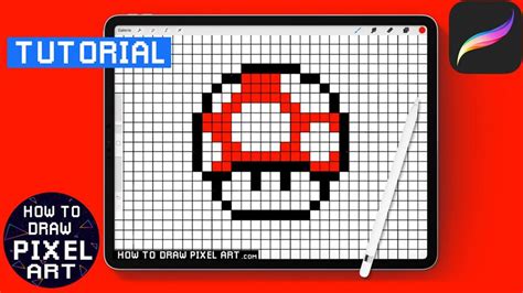 How To Draw Among Us Red Impostor Pixel Art Digital Drawing Tutorial