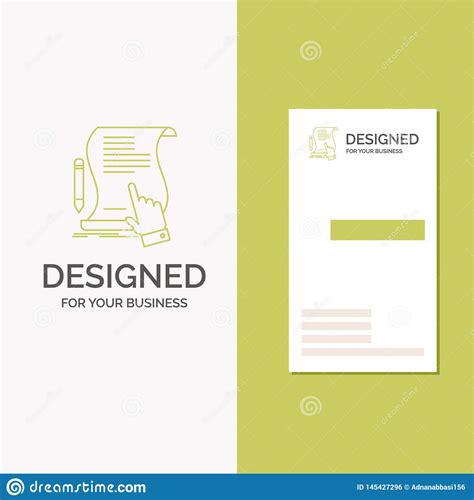 Business Logo For Contract Document Paper Sign Agreement