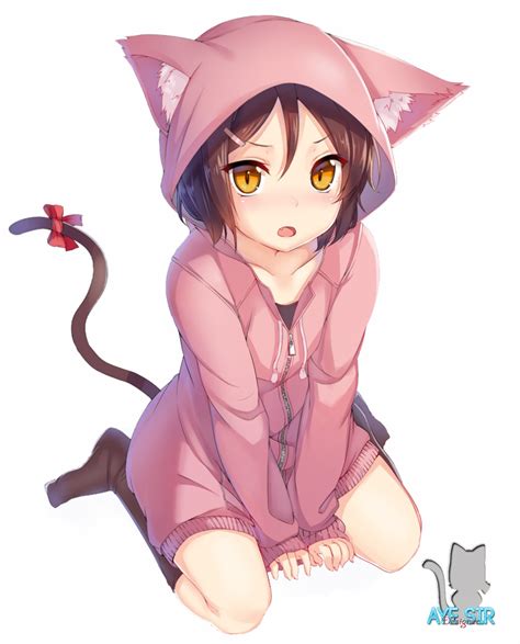 Anime Cat Girls Png Clipart Background Png Play