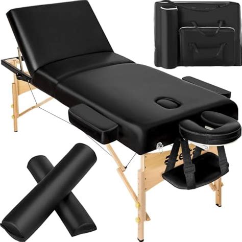 Tectake® Table De Massage Pliante Professionnelle 3 Zones Ergonomique