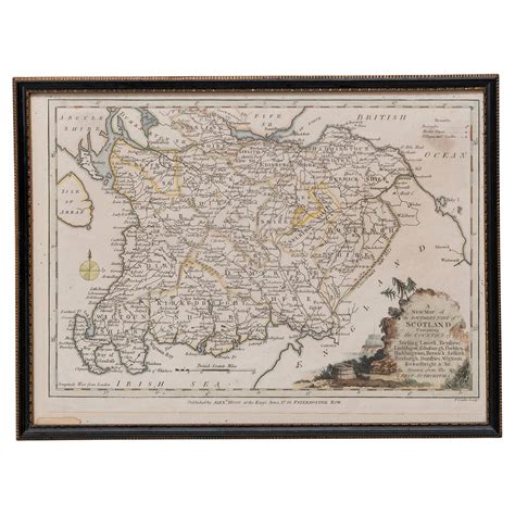 Map Southern Scotland Thomas Conder Alex Hogg 1795 For Sale at 1stDibs ...