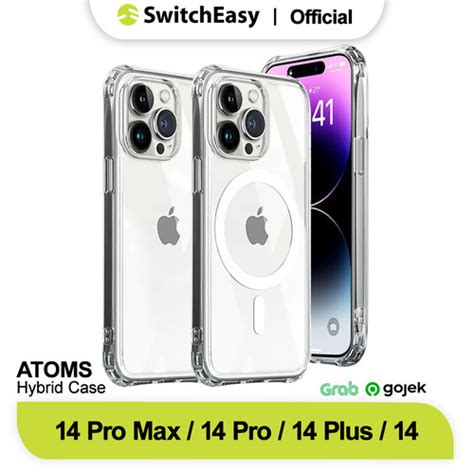 Jual Case Iphone 14 Pro Max Plus Mageasy Atoms Magsafe Slim Clear Casing Jakarta Barat