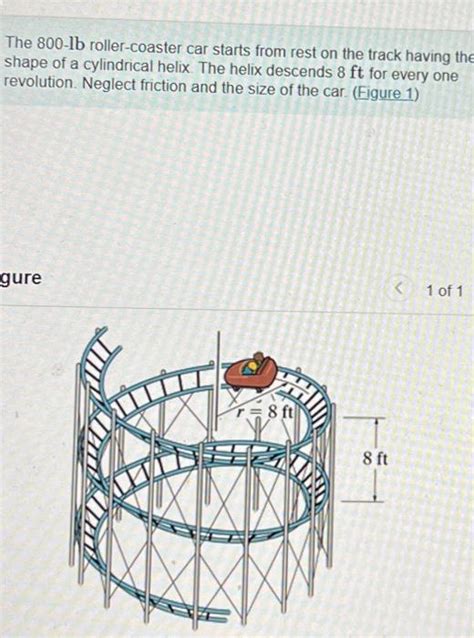 The Lb Roller Coaster Car Starts From Rest On The Chegg