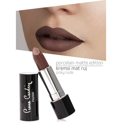 Pierre Cardin Porcelain Matte Edition Lipstick Ruj Pinky Nude Miniso