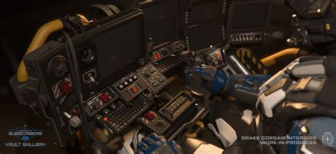 Star Citizen | Drake Corsair Interiors – Wip - Spaceloop