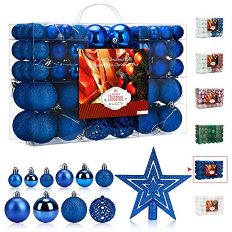 Bolas De Natal Azul Decore Sua Rvore Estilo