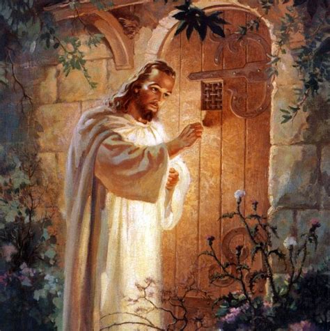 Jesus Knocking At The Door Of Your Heart Angel Wings And Heavenly Thi