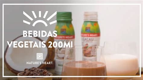 Bebidas Vegetais Versão 200ml Natures Heart Youtube