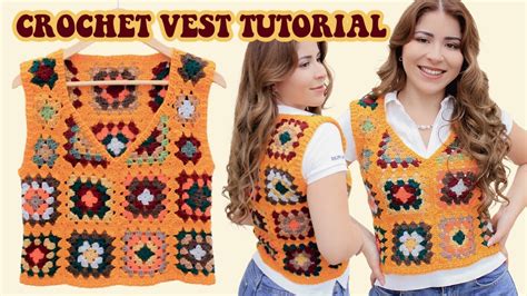 Easy Crochet Granny Square Vest Tutorial Atelier Yuwa Ciao Jp