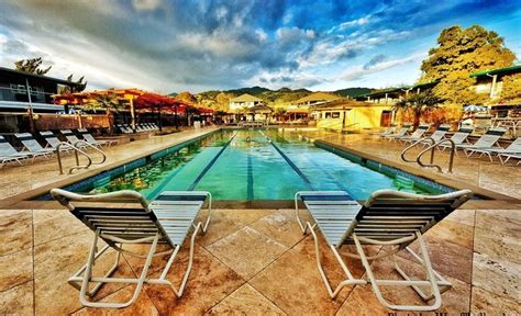 Mineral Pool Calistoga Spa Hot Springs California Mineral Pool With