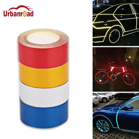 2pcs 5m*2cm Reflective Car Tape Styling Truck Reflective Tape Stickers ...