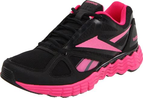 Reebok Reebok Womens Solarvibe Suede Running Shoe in Black (black/pink ...