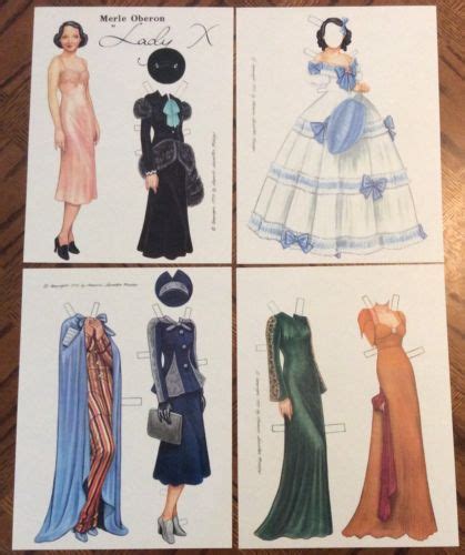 Paper Doll Convention Exclusive Merle Oberon Lady X By Brenda