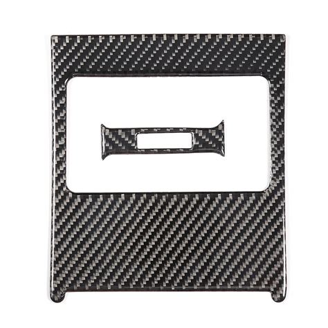 Car Carbon Fiber Rear Air Vent Outlet Panel Cover Trim Fit For Mercedes