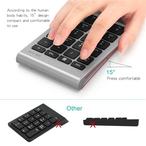 Numeric Keypad Jelly Comb Portable Slim Usb Number Pad Keyboard With Multi Function Keypad For