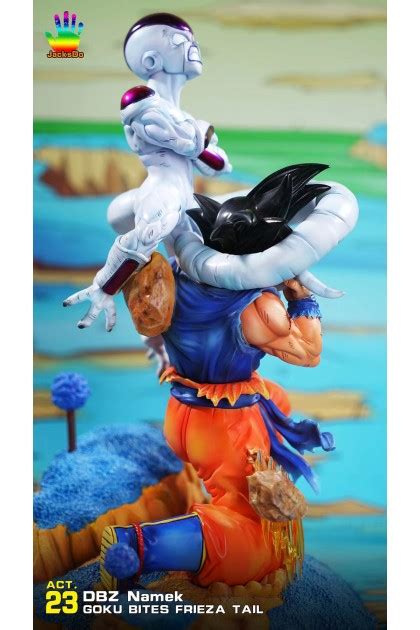 Jacksdo Dragon Ball Z Goku Bites Frieza Tail Mirai Collectibles