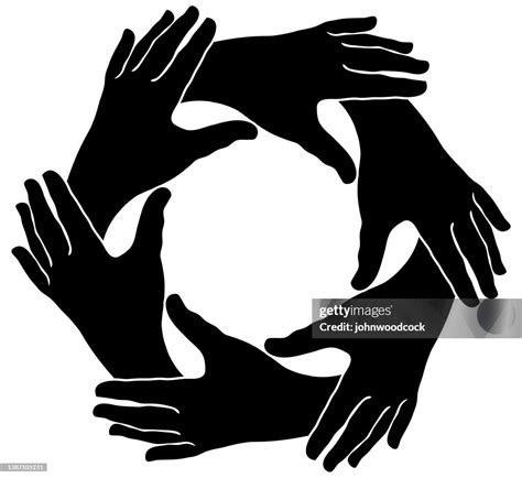 Hand Circle Silhouette High Res Vector Graphic Getty Images