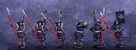 Samurai miniatures painted on commission in San Jose California