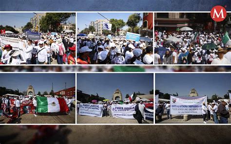 Marcha del Poder Judicial hoy en México Grupo Milenio