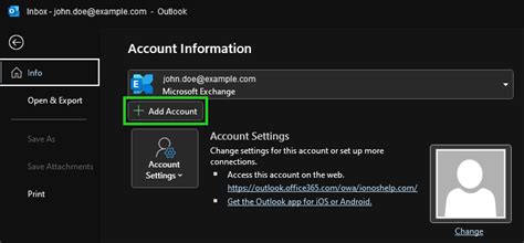 Manually Set Up An Email Account In Classic Outlook For Windows