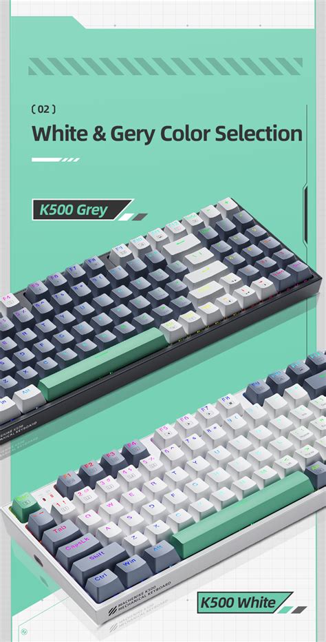 Machenike K Wired Mechanical Keyboard Keys Rgb Backlit Hot Swappable Shopee Philippines