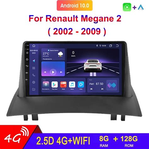 Din Car Radio For Renault Megane Multimedia Video Player