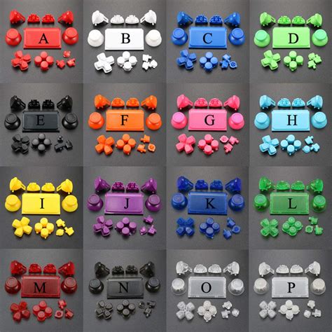 Amazon.com: Buttons Full Set for PS4 Pro Joysticks Dpad R1 L1 R2 L2 ...