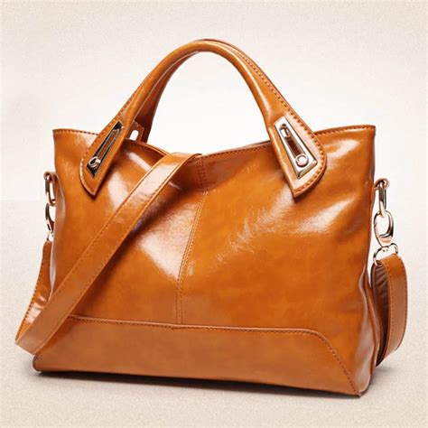 New Korean Women Casual Leather Handbags Summer Style Pillow Bags