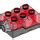 Lego Transparent Red Electric Light Brick X X Red