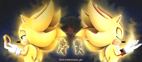 Super sonic and super shadow by sonic090211 on DeviantArt