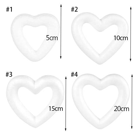 New Wedding Decor Modelling Polystyrene Hollow Styrofoam White Craft