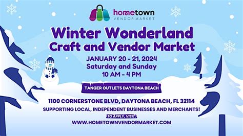 Daytona Beach Winter Wonderland Craft And Vendor Market The Art Fair